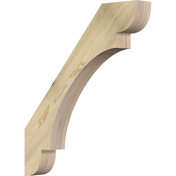 Ekena Millwork 4"W x 28"D x 32"H Olympic Rough Sawn Knee Brace, Douglas Fir BRC04X28X32OLY00RDF - main